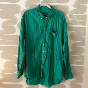 Oversized vintage long sleeve button up shirt